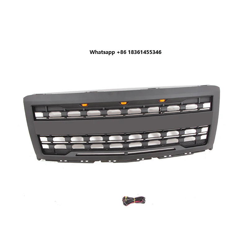 For  Silverado 2014 2015 Auto Parts Front Grille Raptor Style