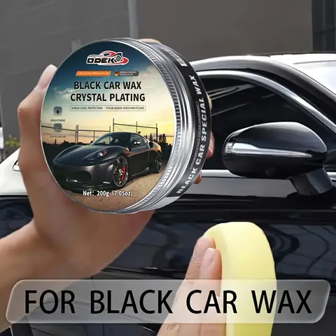 Black Car Wax Polishing Coat Polishing Maintenance Wax Black wax Universal Scratch Repair Paint