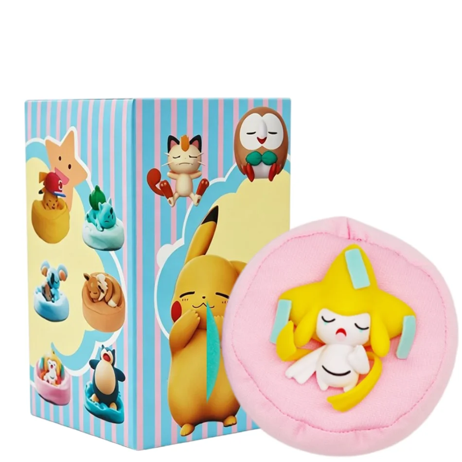 Anime Pokémon Blind Box Modellfigur 1-12 Stück Pikachu Schlaf-Serie Innenraumfigur Schlafende Position Spielzeug Geschenk für Freunde – Detail 12
