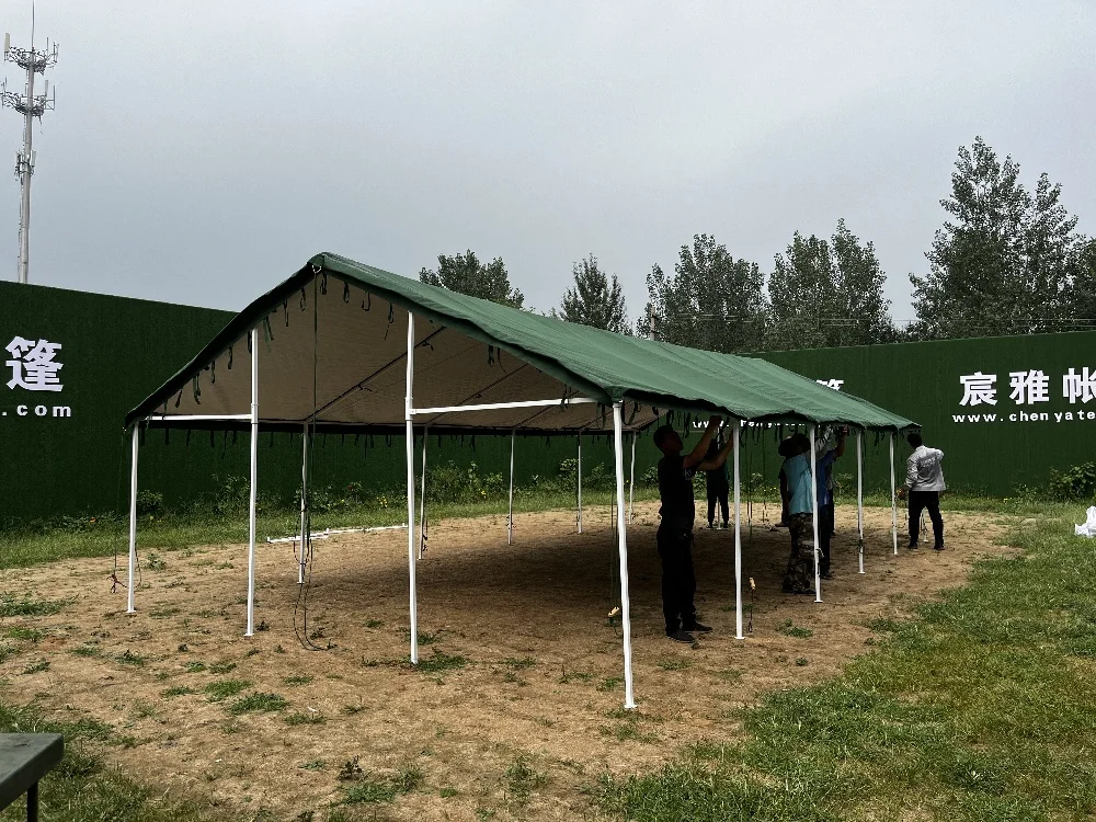 خيمة تخييم شتوية كبيرة بإطار معدني من الصين للمأوى في البرية #4