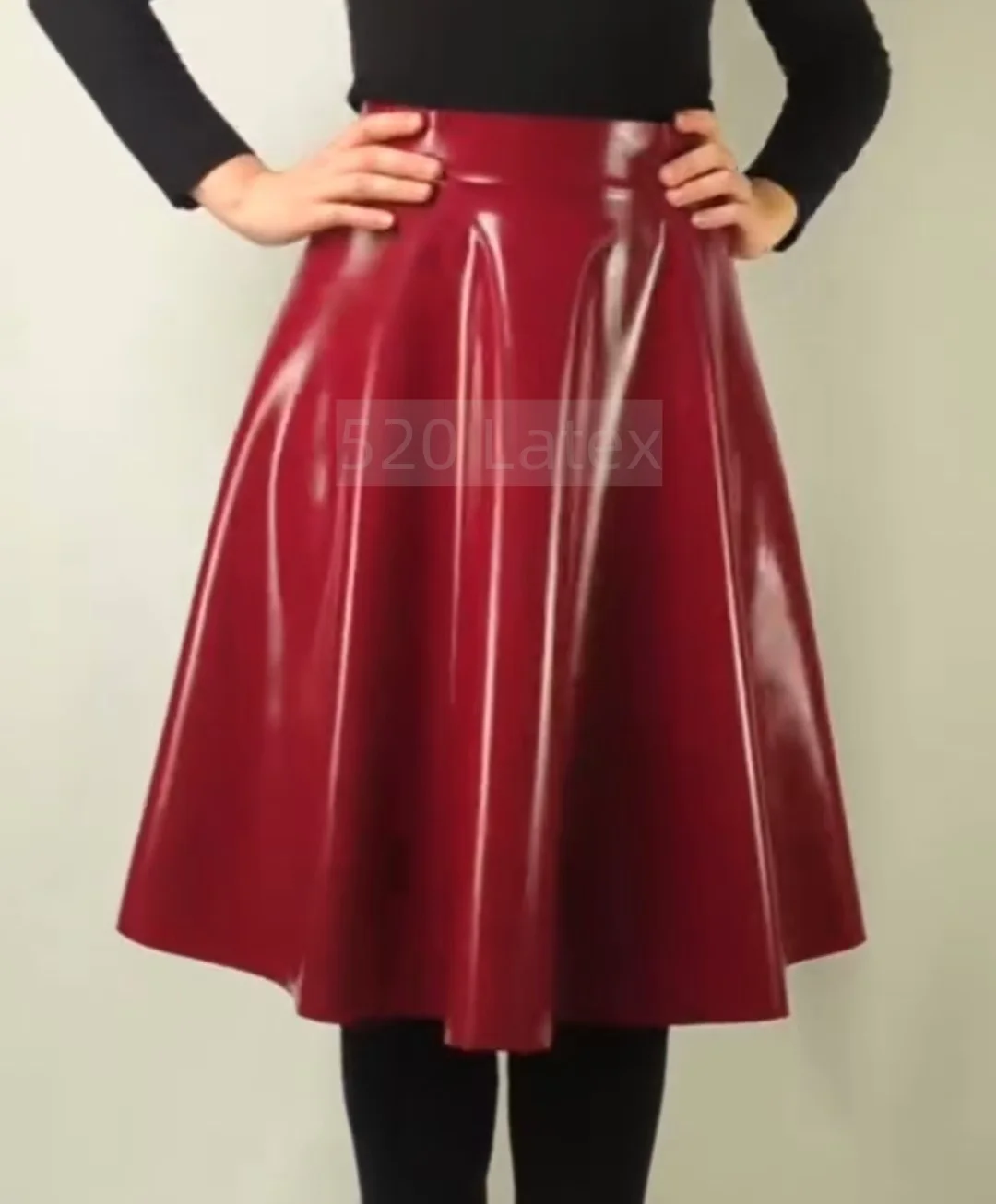 

Женские мини-юбки из натурального латекса ручной работы, резиновые латексные платья для скейтбординга, латексная мини-юбка-качели длиной до колена, костюм для Хэллоуина