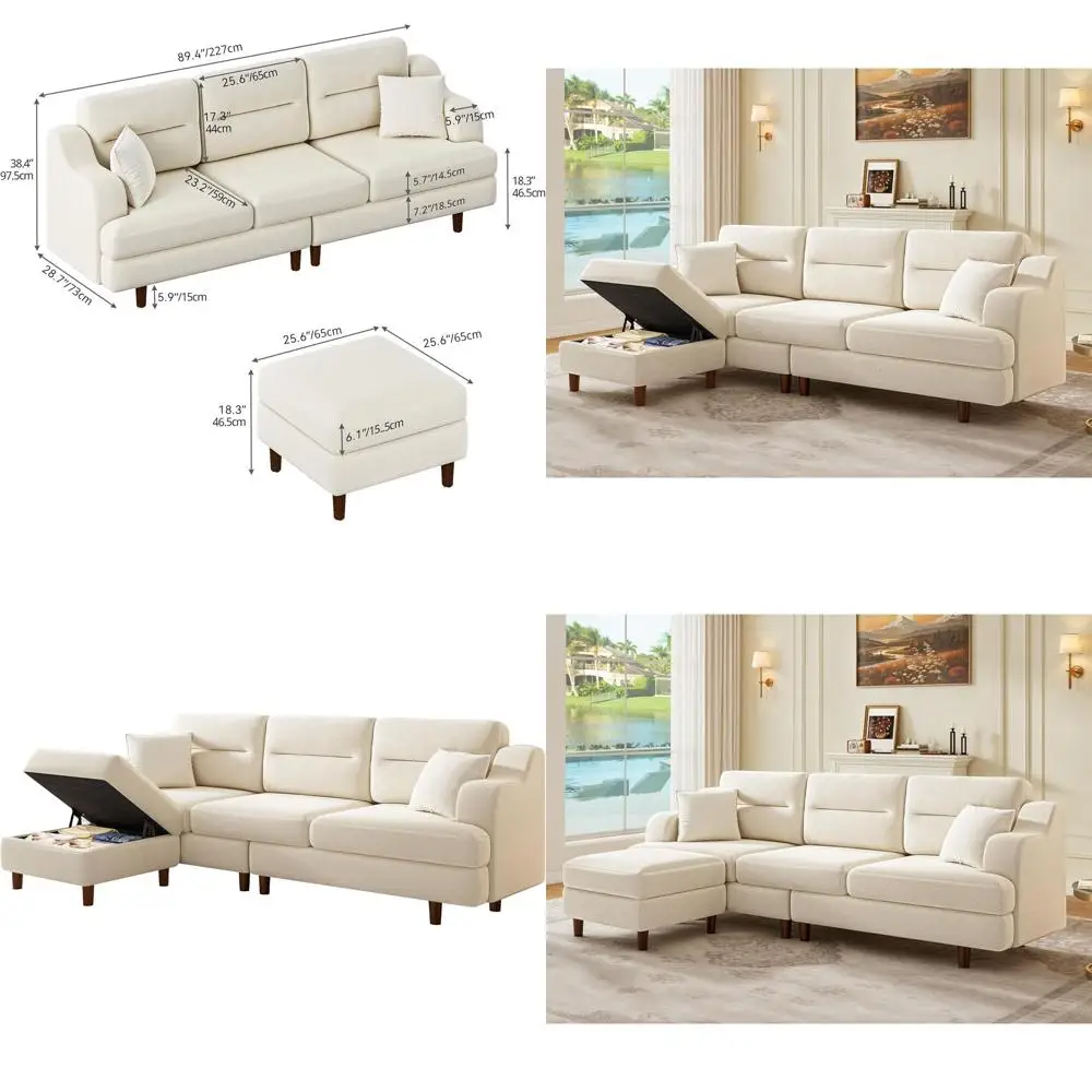 

Современный комплект диванов для гостиной