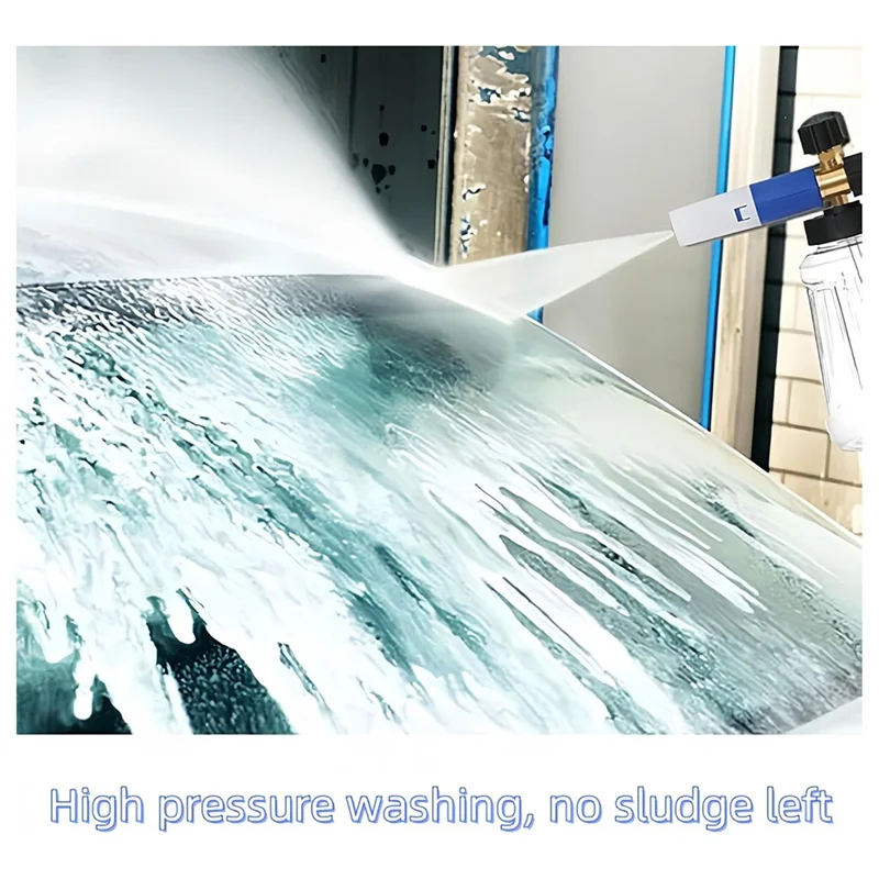 

2025 Trend Foam-Cannon With 5 Pressure Washer Sprayer Nozzles, For Pressure Washer,1/4Inch Quick Connect For Car Garden Window