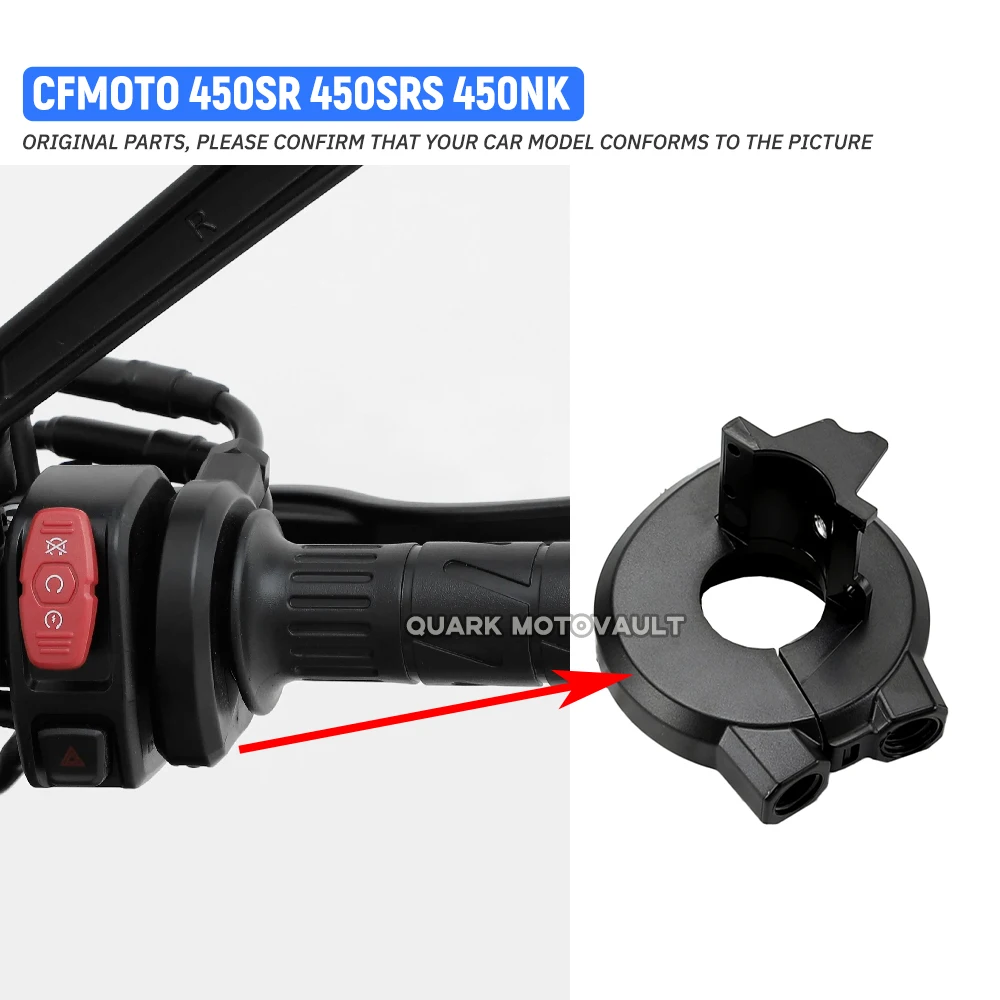 Motorcycle Throttle Lever Handle For CF CF450 450SR 450SRS 450NK 450CLC Accelerator Cable Fixed Base Motorcycle Handle Switch