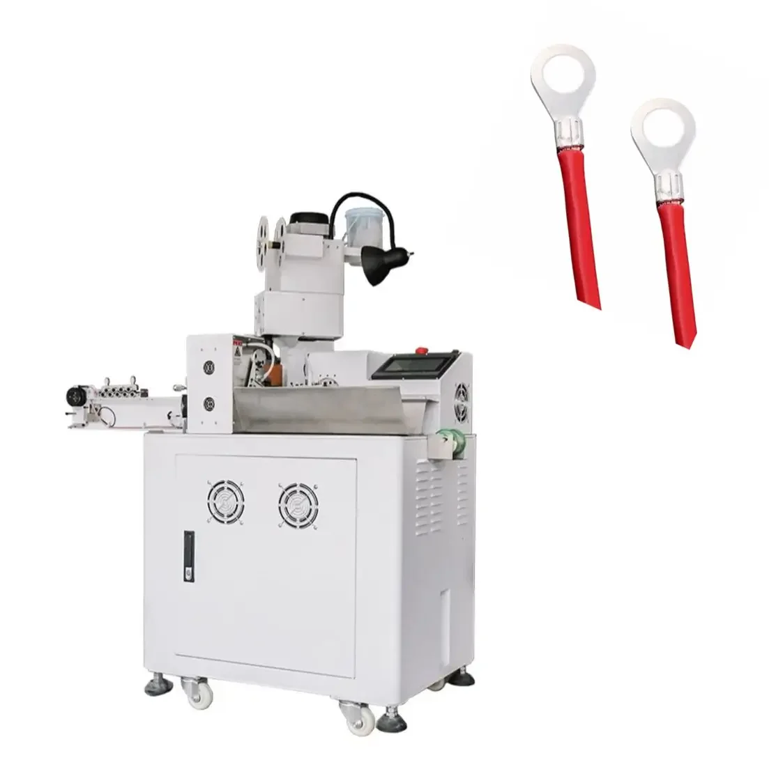 Automatic Terminal Crimping Selective Soldering Machine Ring Terminal For Wire Cutting And Stripping