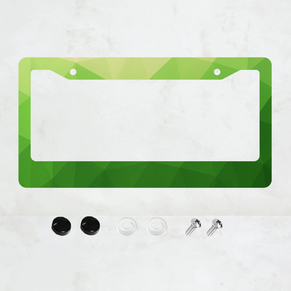 

Алюминиевая рамка для номерного знака (1 шт.) - геометрический градиентный сетчатый дизайн, прочная, устойчивая к ржавчине, атмосферостойкая, с простой установкой.