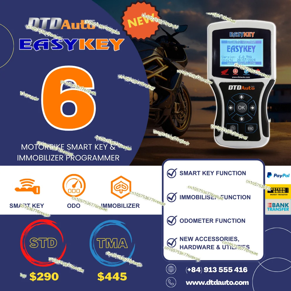 Per le più recenti strumenti diagnostici Smart Key Vietnam DTDAuto EasyKey