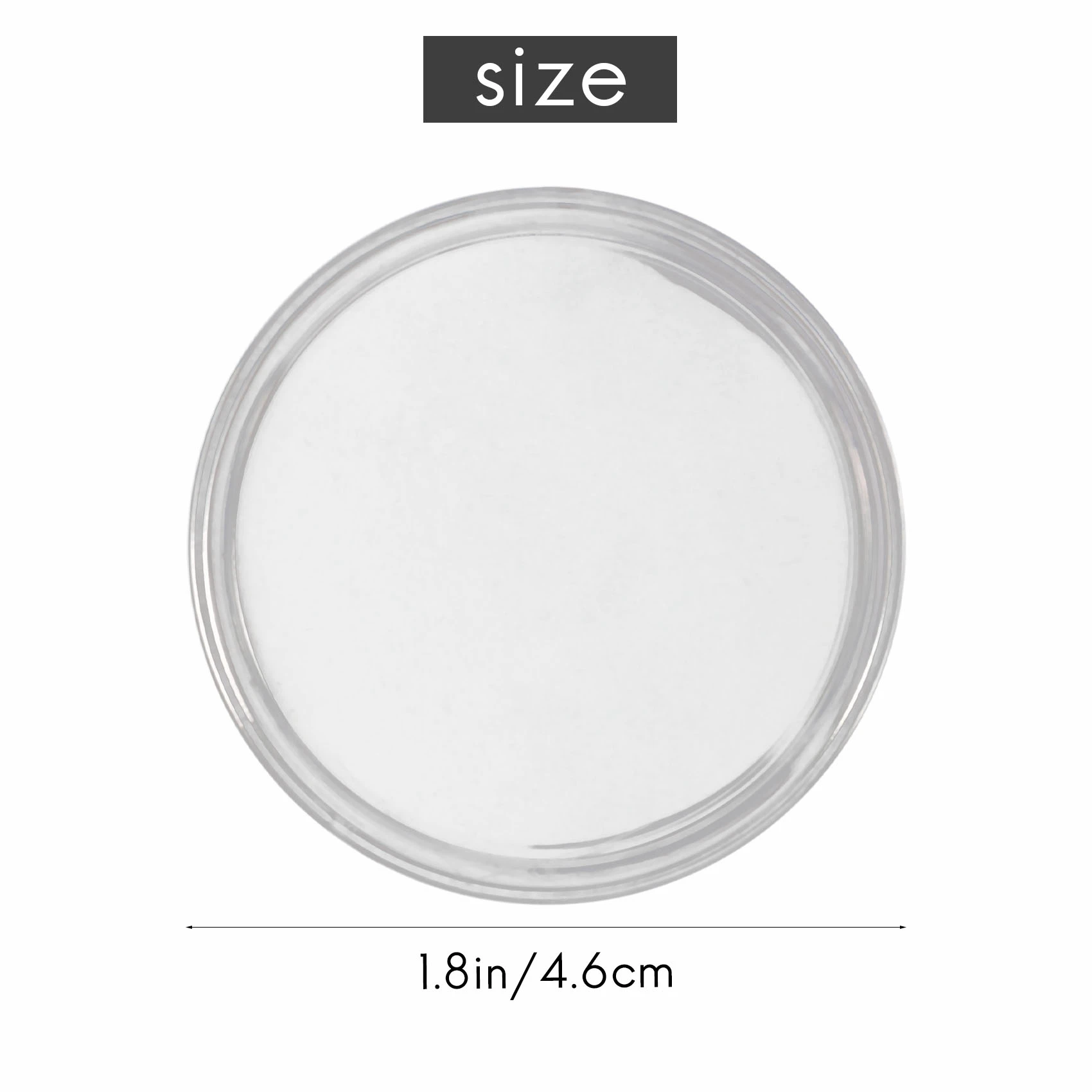 A93P 46 Mm Coin Capsules Holder And Protect Gasket Coin Holder Case Box For Coin Collection Supplies (8 Sizes, 30 Pieces)