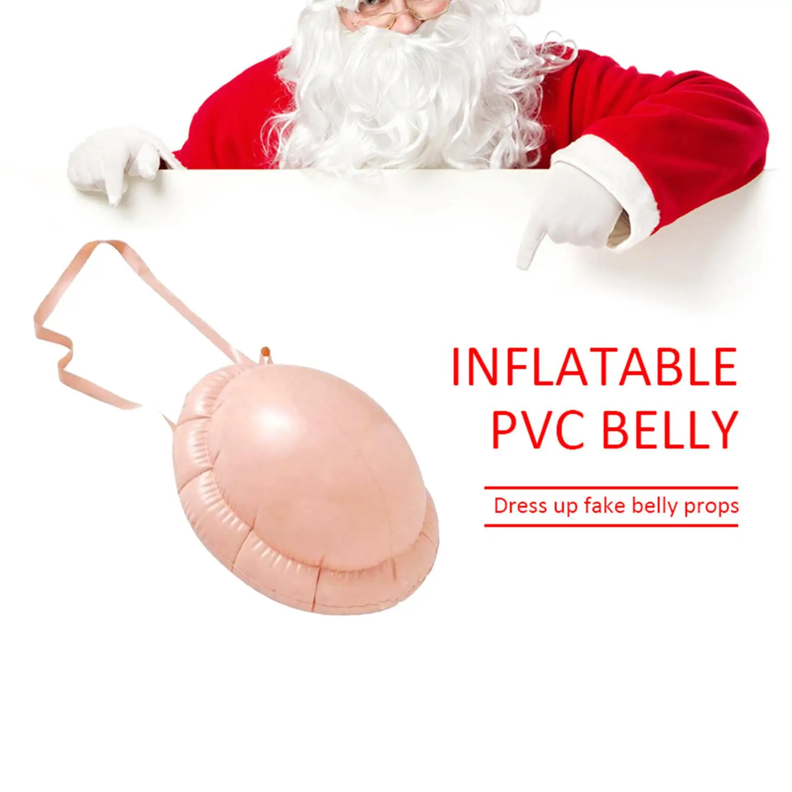 Flexible Fake Belly Soft Cosplay Prop Inflatable Costume for Men’s Belly Dance Competition