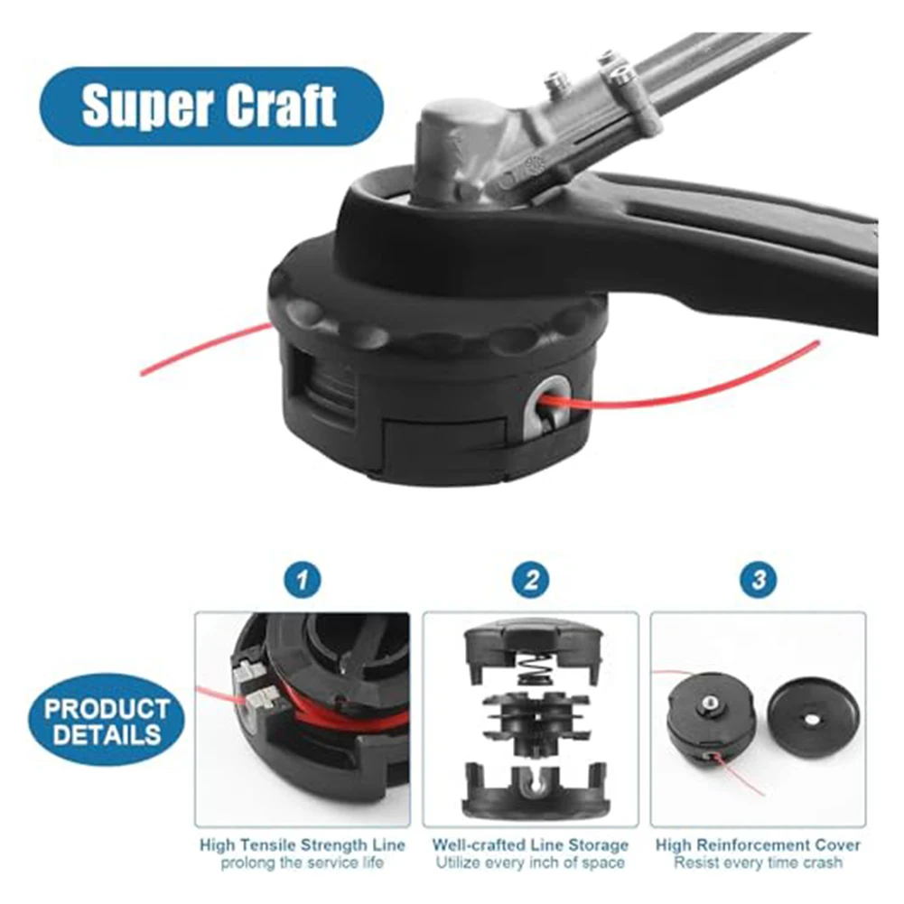 Brush Cutter Adapter Trimmer Head For Echo For Lawn Maintenance Easy Installation Efficient Cutting Wear-resistant Construction