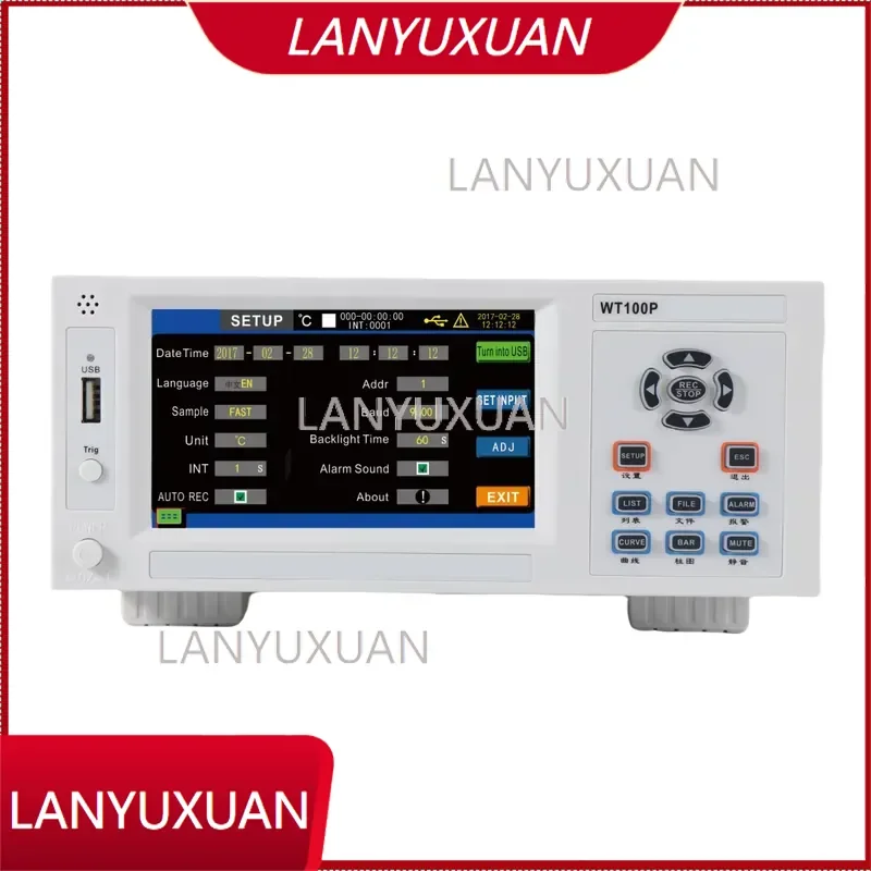 MYAMI Digital Temperature Controller Intelligent 8-64 Multi-channel Temperature Recorder Thermocouple Plastic USB