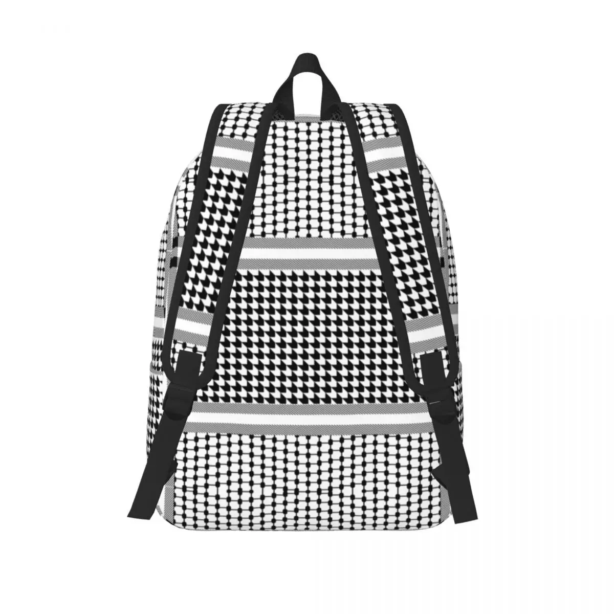 Zaino Keffiyeh palestinese per uomo donna Daypack arabo tradizionale mediorientale palestina Hatta Kufiya borsa per Computer portatile