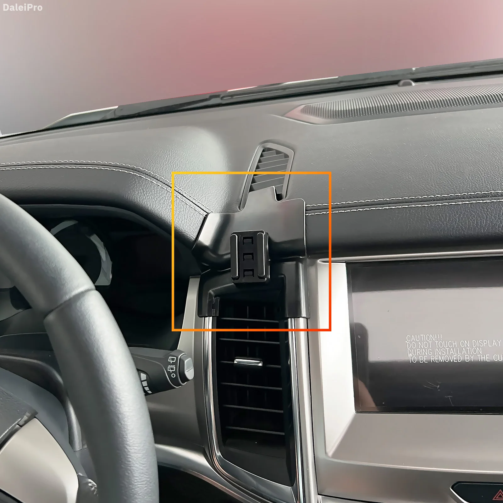 Designed for Ford Everest 2017-2019 2020 2021 Phone Holder Car Magnetic Mount Smart Sensing Wireless Charging One-Touch Release