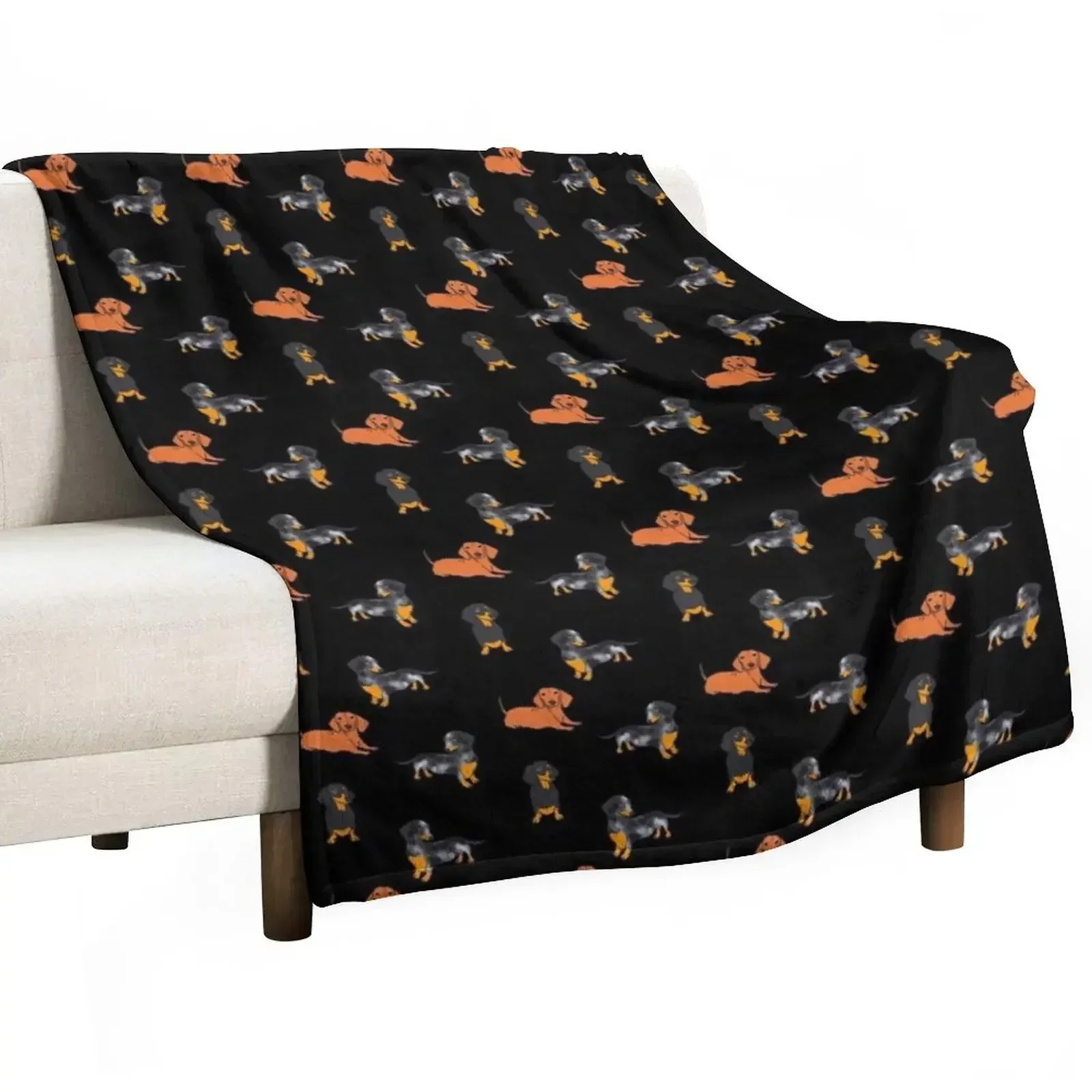 My Lovely Daschund Throw Blanket Personalized Gift Baby Sofas Blankets