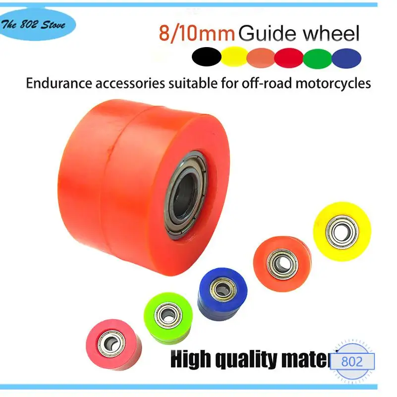 

8mm 10mm Chain Roller Tensioner Pulley Wheel Guide For CRF YZF RMZ KLX KAYO BSE Dirt Bike Motocross Enduro Motorcycle ATV Quad