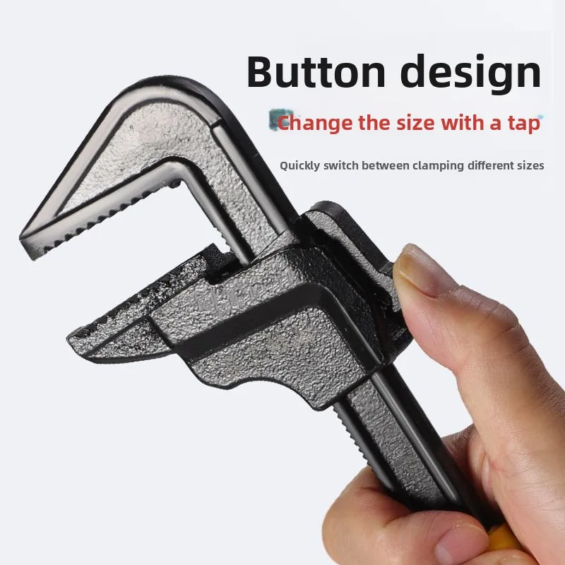 

New Universal F-Type Pipe Wrench - Quick-Adjust Tool for Household Heating Screw & Irregular Opening