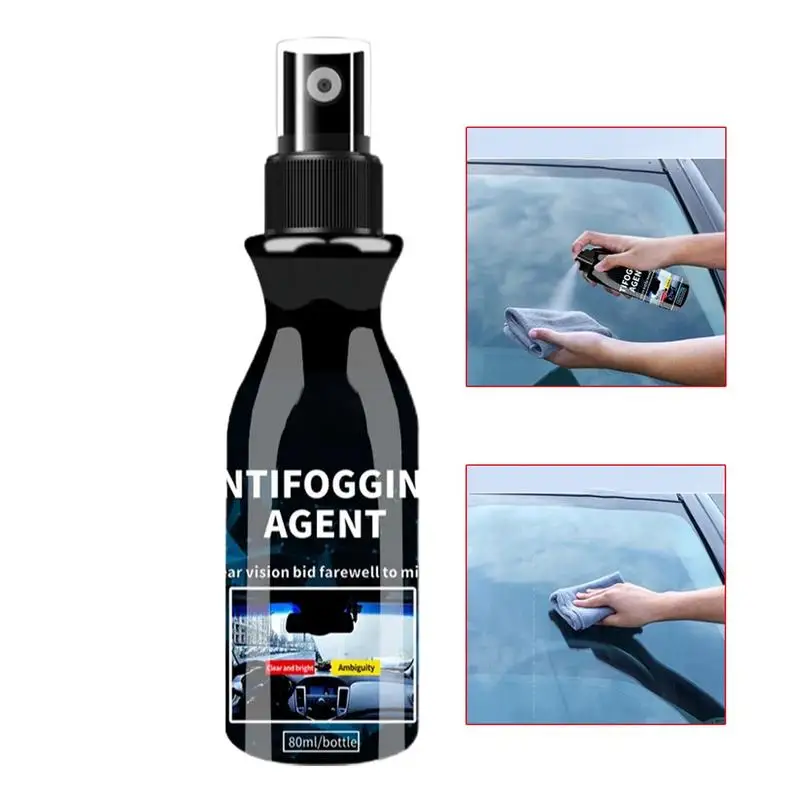 Car Windshield Anti Fog Spray, Intensive Fog Free Agent, Proteção para pára-brisas, Anti Mist Mirrors, All Cars Glasses Visors