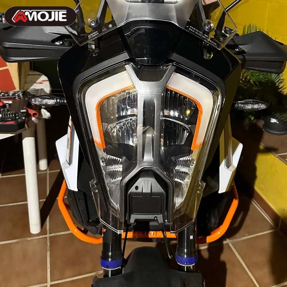 

For KTM 1290 Super Adventure R S 2021 2022 2023 2024 Headlight Protector Head Light Guard Cover Protection Motorcycle Parts