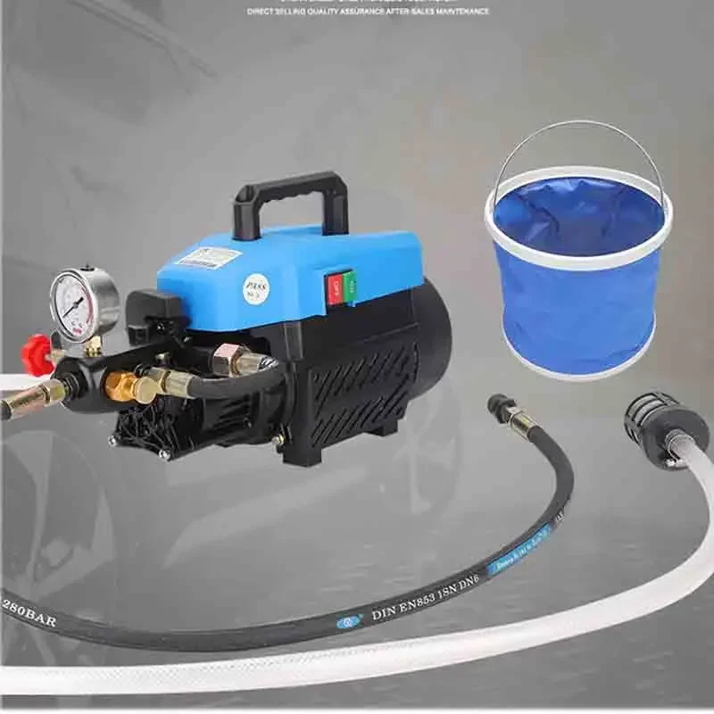 Portable Electric Dual-Cylinder High-Flow Pressure Test Pump for Underfloor Heating and Water Pipelines