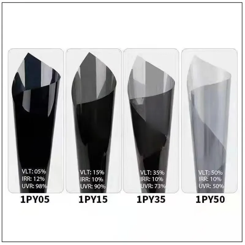 

Glb УФ-защита, солнцезащитная наклейка на стекло, тонировочная пленка для горячего окна 1/5/15/25/35% VLT для автомобиля, длина 50X300 см-1 м, * 3 рулона, приятный супер