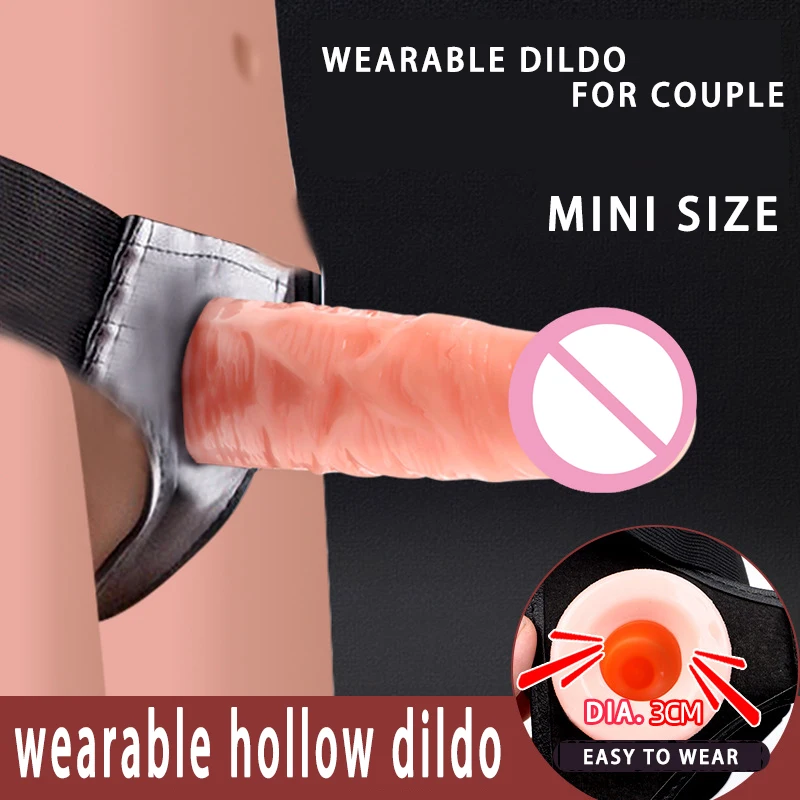 

Mini Size Hollow Penis Dildo, Masturbation Wearable Leather Pants, Wearing Dildo, Husband And Wife, Adult Sex Toys