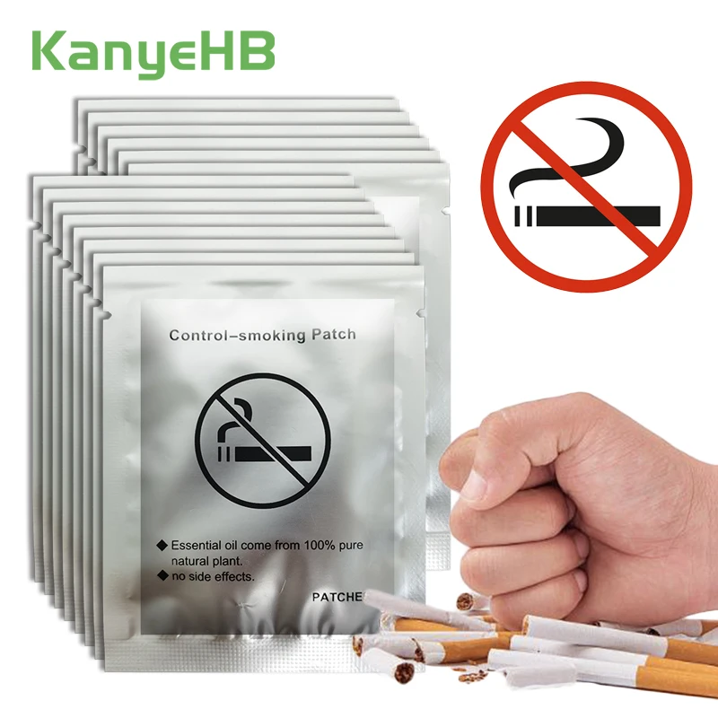 

70pcs=14bags Smoking Cessation Patch Suppress Smoking Desire Natural Plant Smoking Control Stickers Stop Smoking Patches A444