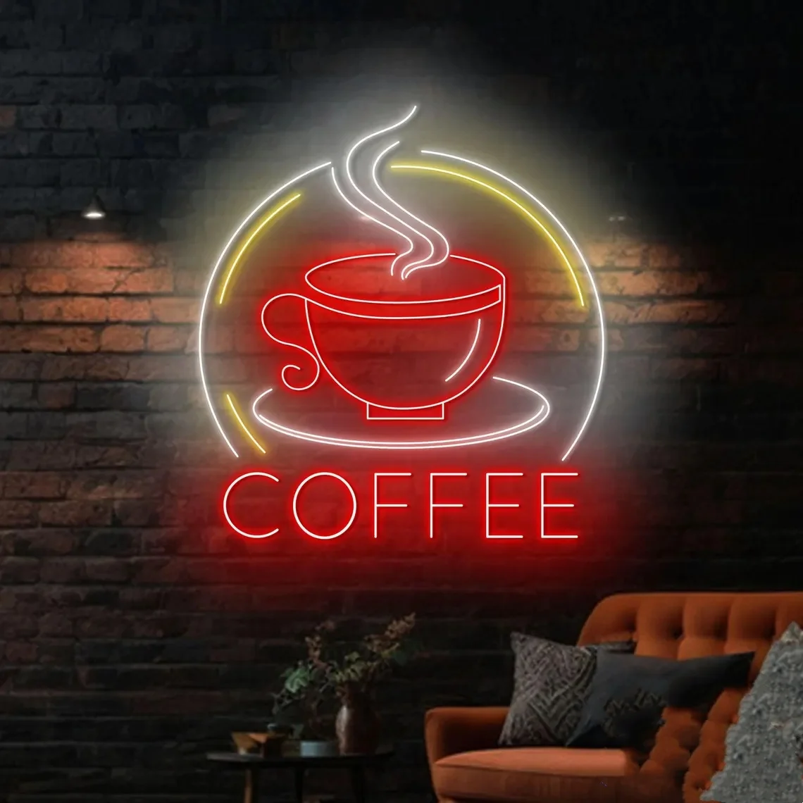 

Coffee Neon Sign Coffee Store Led Light Drinking Wall Art Wall Decor