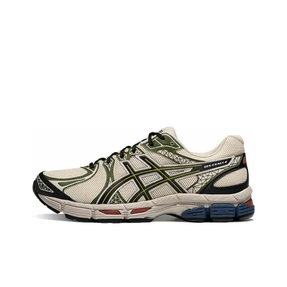 Asics Gel Exalt 2 Low top Casual Running Shoes Men's Beige Green 1011B918-023