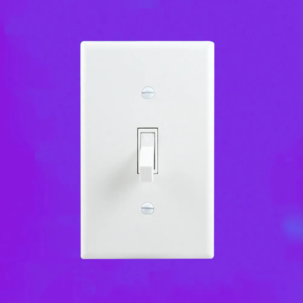 4Pcs Mechanical Switch Panel Toggle Light Home Wall LED Switch Screw Installation Suitable for Office Kitchen Bedroom Hotel Cafe
