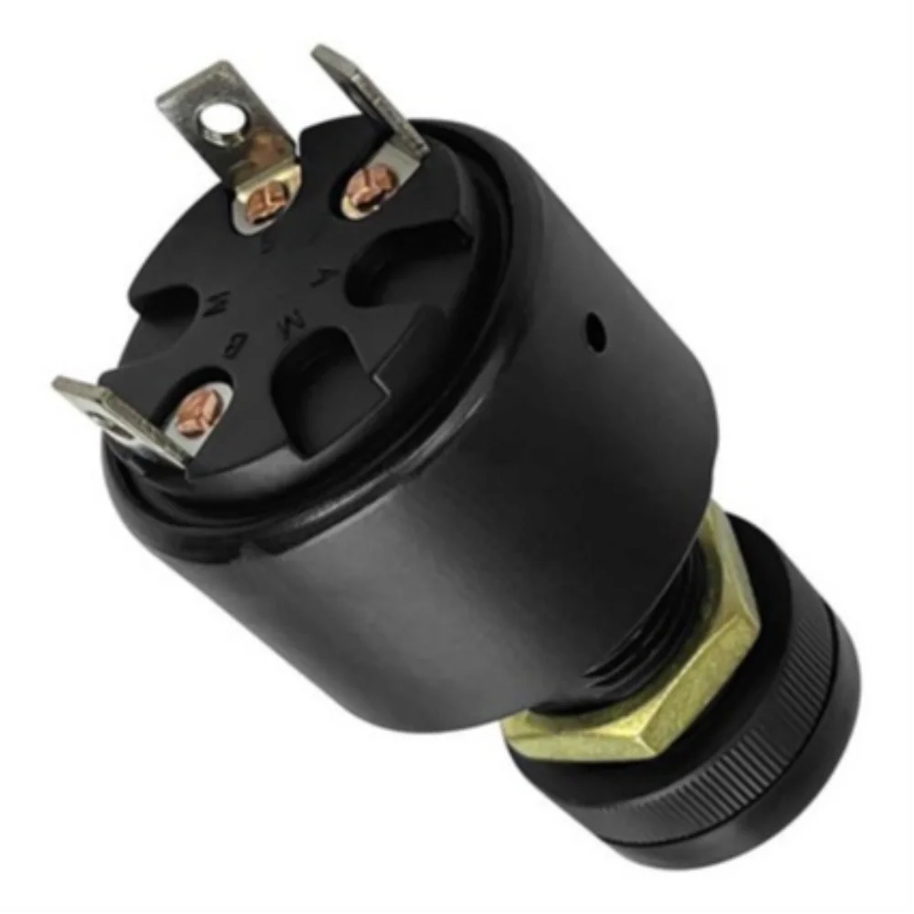 Marine Ignition Switch for Sierra MP41030 Replacement with Off Run Start Function and Protective Rubber Cap Coverage