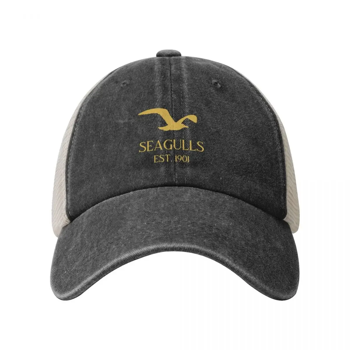 Seagulls Gold Baseball Cap beach hat Beach Outing Trucker Hat Women's 2025 Men's