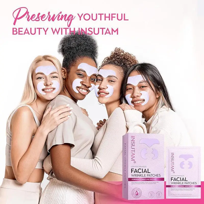 

Collagen Film Paper Soluble Facial Mask For Cheek Forehead Smile Lines Patches To Anti-aging Replenish Skin Moisture C2A3