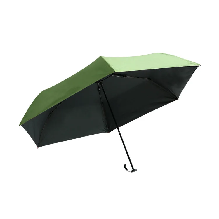 New Light Carbon Fiber Feather Umbrella, Black Rubber Sun Umbrella, Sun and Rain Dual Use