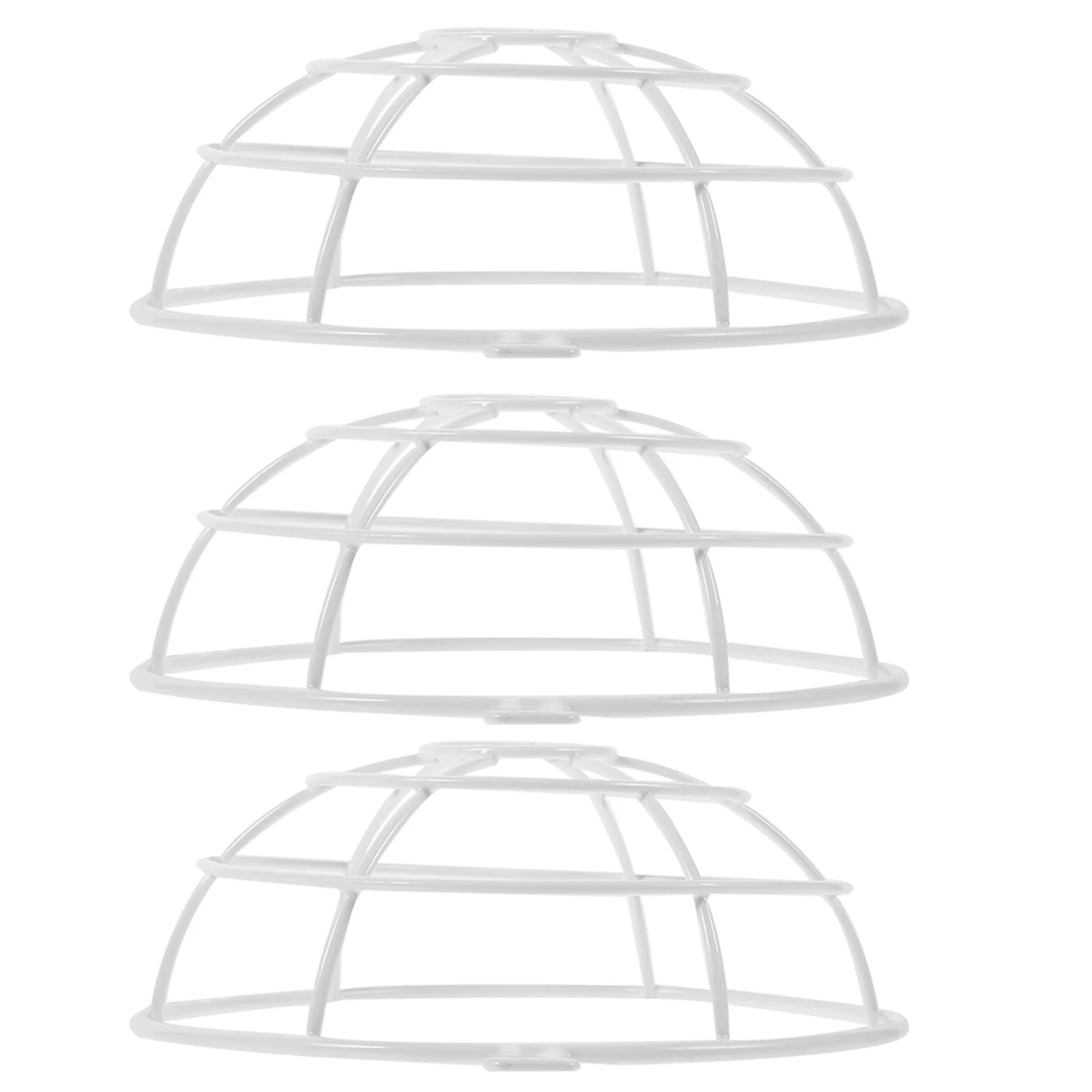 3pcs Fire Sprinkler Cover Metal Protection Cage For Ceiling Sprinkler Systems Durable Safety Cover Plate