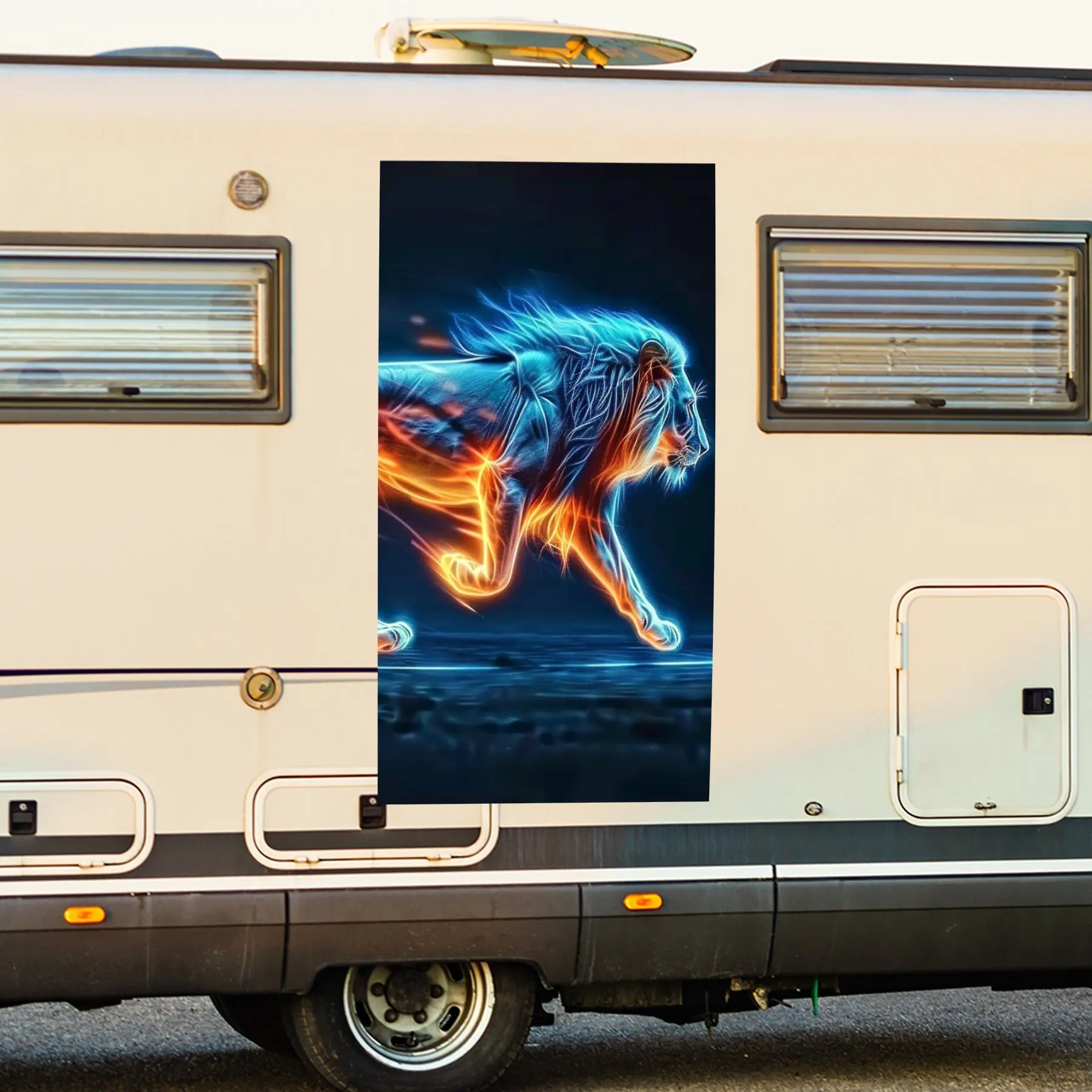 

Наклейка на автомобиль Speed Lion, виниловая наклейка на заднюю часть автомобиля, водонепроницаемые самоклеящиеся виниловые наклейки для хвоста и бампера автомобиля, украшение Pr