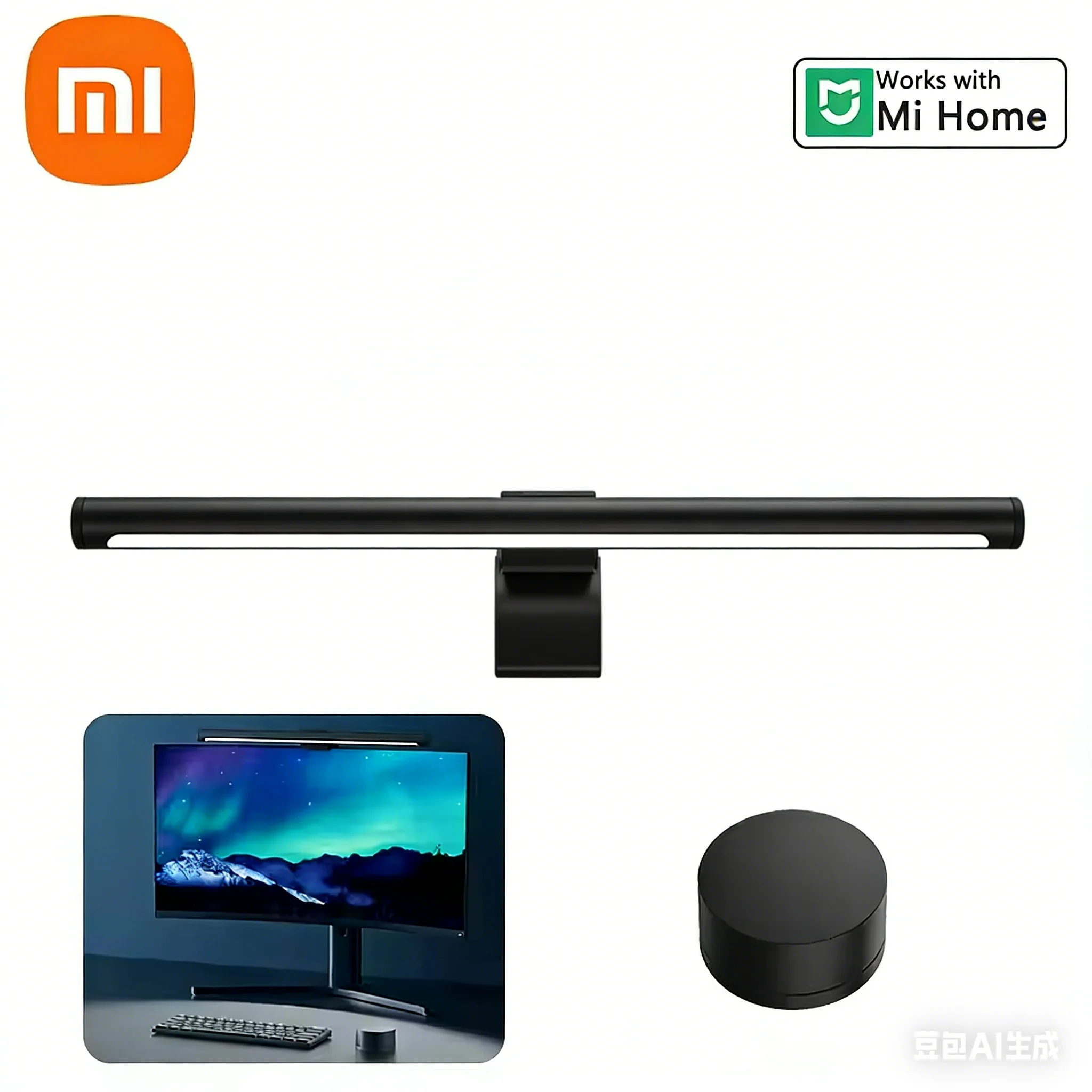 Upgraded Xiaomi Mijia ra95 Desk Lamp 1S Remote Control for Computer PC Monitor Screen bar Hanging Light LED With mi home App