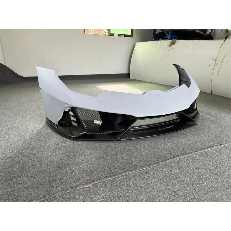 

High Quality New Carbon Fiber Car Body Kit EVO Style Front Bumper Lip Diffuser Sp for Huracan LP610 LP580