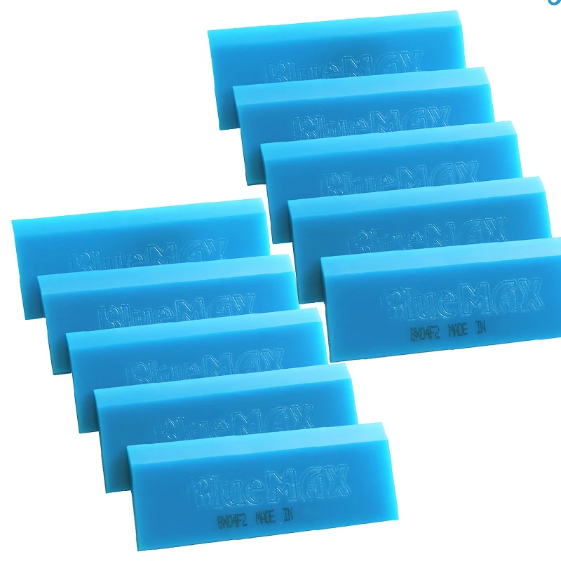 ALIWRAP 10PCS Spare Rubber BLUEMAX Blade Strip Windshield Glass Water Remover Snow Scraper Car PPF Squeegee Window Tinting Tool