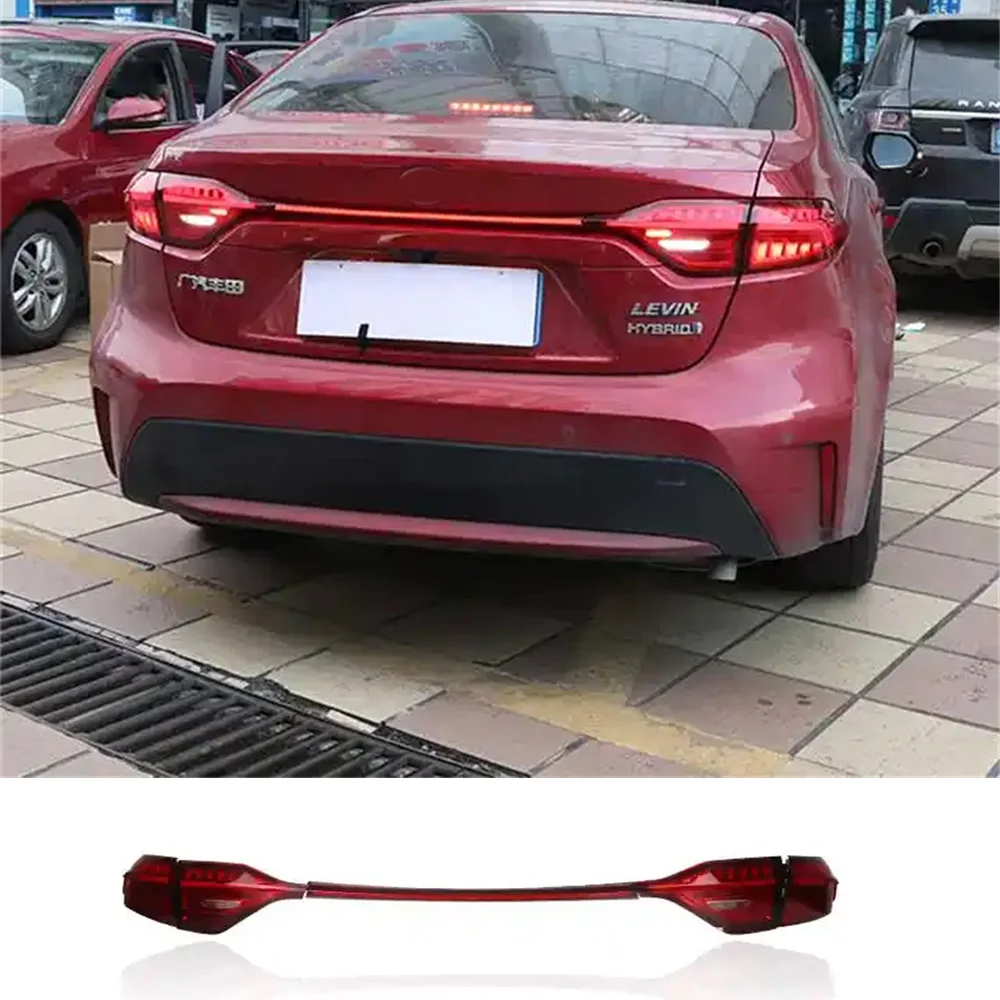 

For Toyota Corolla US Version 2019 2020 Rear Tail Light LED Brake Light Red Lens Stop light