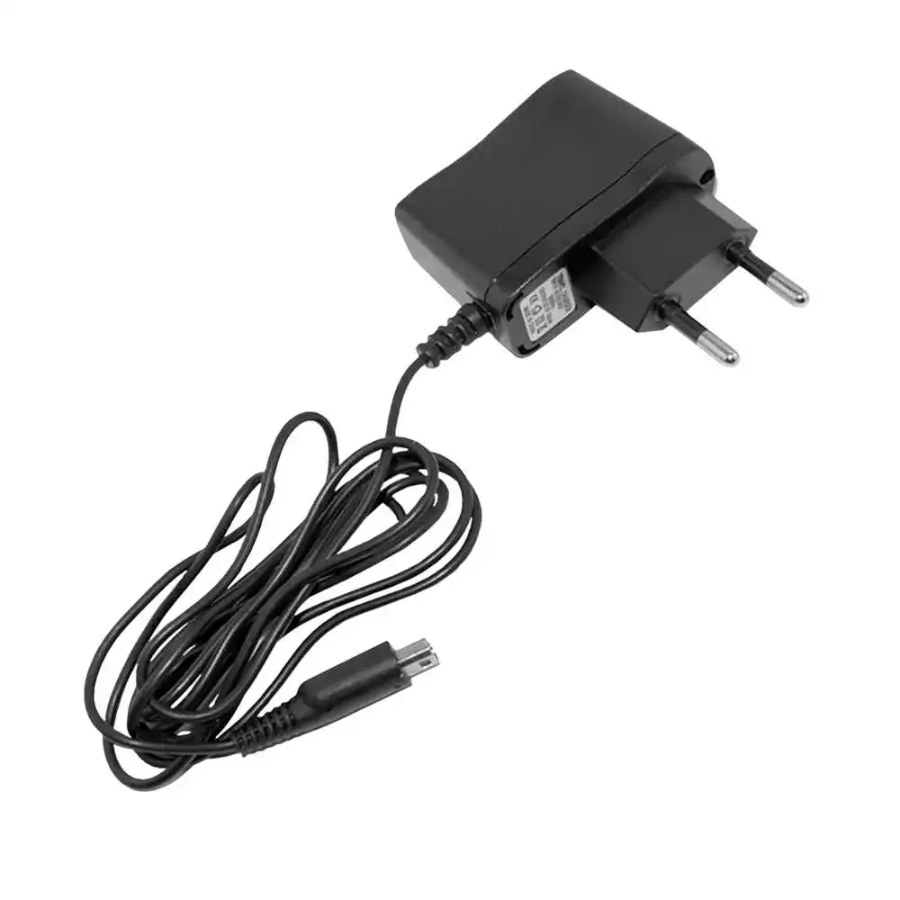 Charger Compatible with 3DS/3DS XL/2DS/2DS XL/DSi/DSi XL/New 3DS Consoles AC Home Adapter Wall Power Lead Supply 2 Pin EU Plug