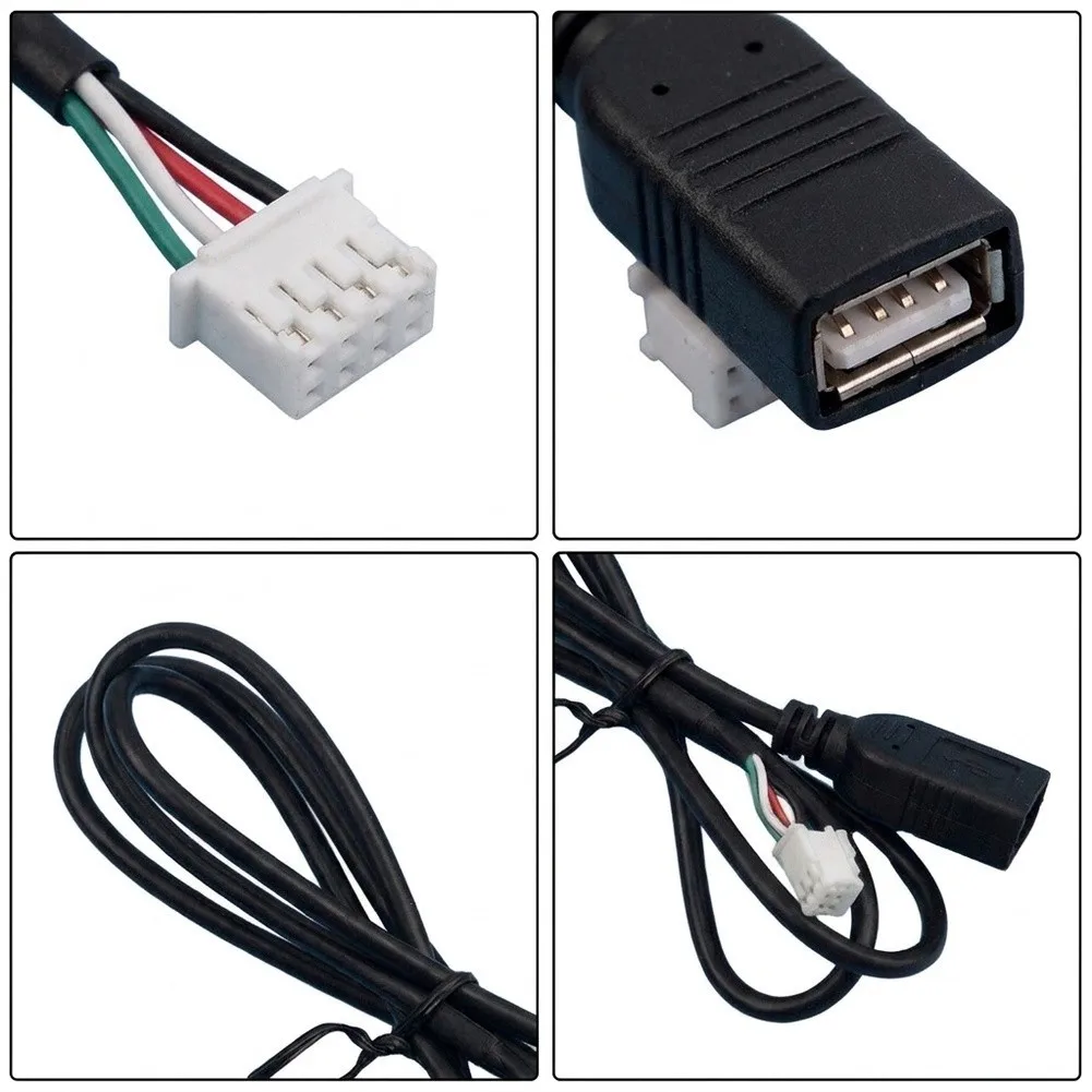Radio Suitable For Most Car Modifications Cable Adapter Plastic And Metal Direct Replacement for durable Practical