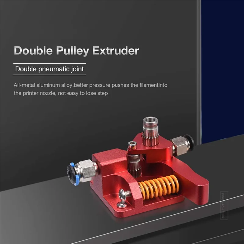 

Хорошо изготовленный экструдер с двойной передачей, совместимый с Ender 3 CR10 CR-10 Pro CR-10S Tornado, алюминиевая подача привода, для 3D-принтера