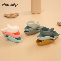 3pcs/Set Baby Bath Toys BPA Free Water Play Cute Shark Mold Infant Silicone Beach Toy Cartoon Sea Animal Bathing Toy for Toddler