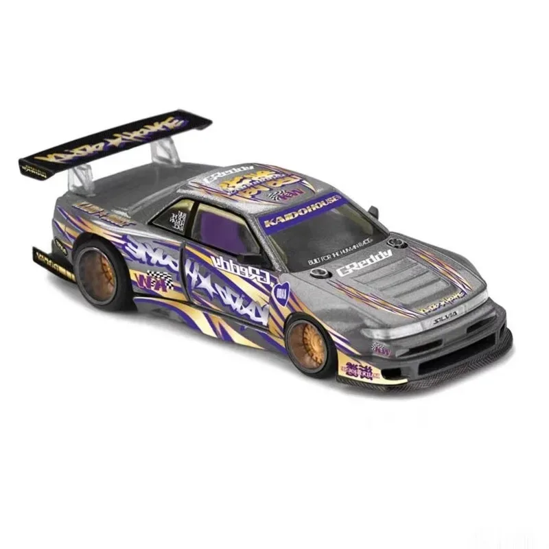 Kaido MINIGT 1:64 Silvia S13-R  Alloy Die Casting Car Model Collection Model Boy Gift Christmas Gift Boy Toy