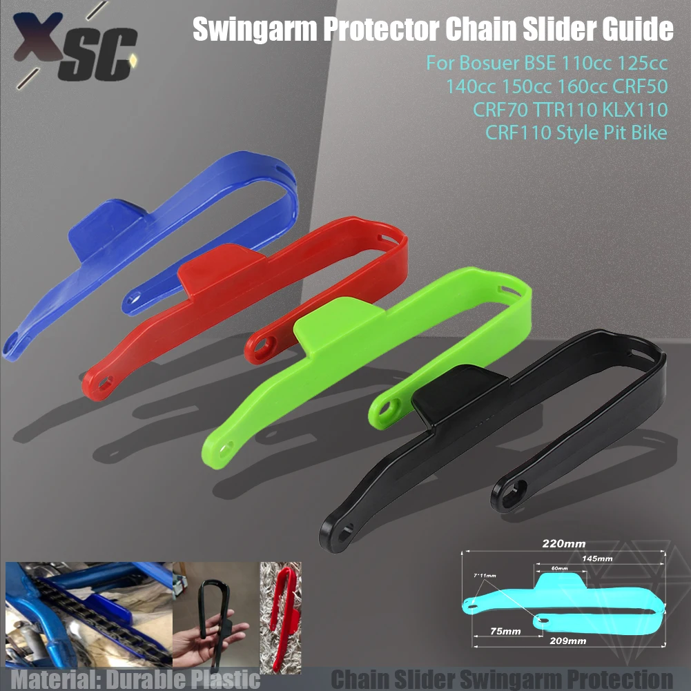 Motorcycle Chain Slider Rear Swingarm Protection Cover Chain Protector For BSE KAYO 110CC 125 140 150 160cc Pit Bike Motocross