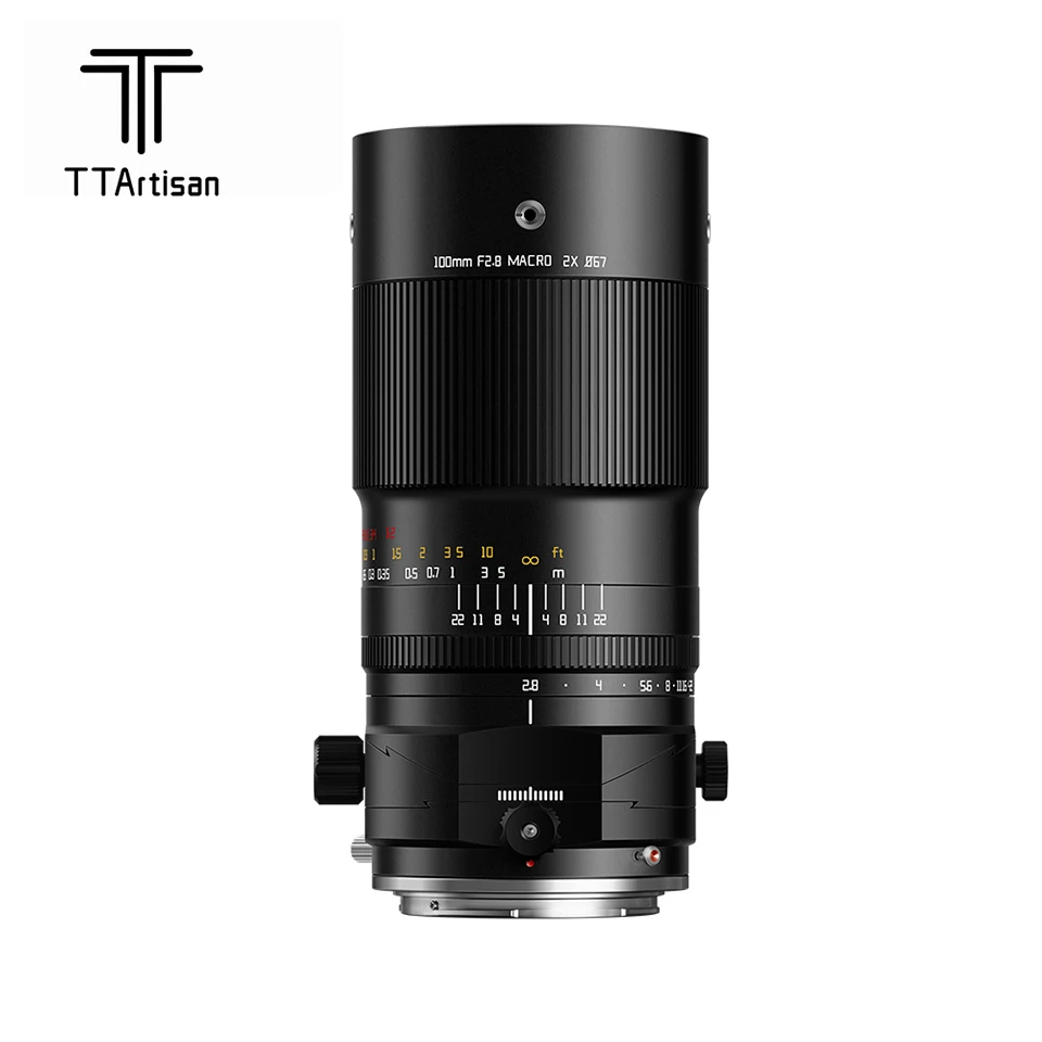 TTArtisan Tilt-Shift 100mm F2.8 Macro 2X MF Full Frame Mirrorless Lens for Camera Photography Fujifilm XF Mount XT30 II XE4