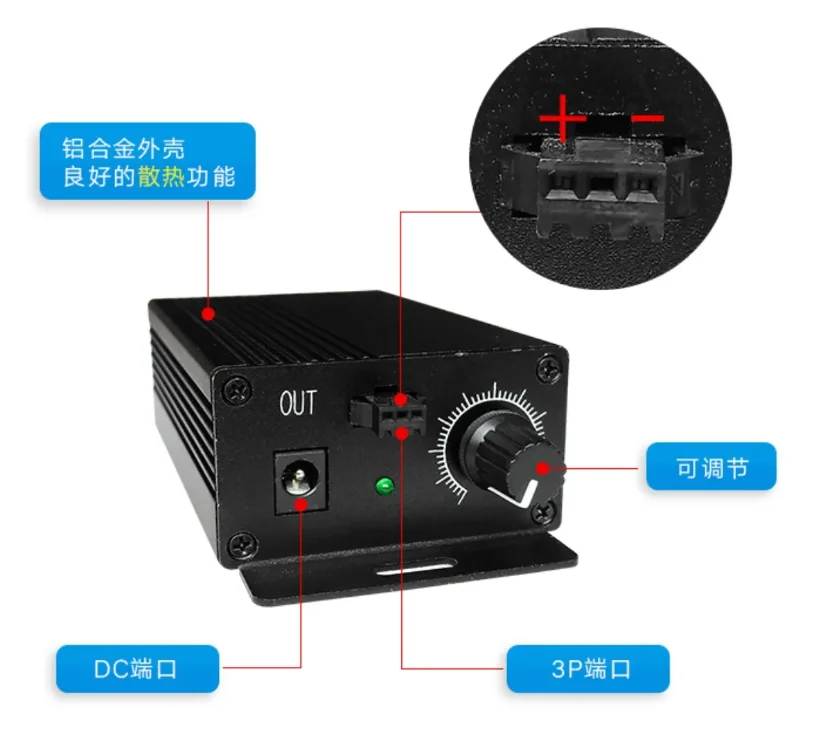 Visual light source controller, one out one detection dedicated dimming controller