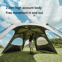 Naturehike Hexagon Tent Canopy Waterproof PU5000+ UPF12500+ Quick Open Docking Tent Outdoor Camping Family Large Sunshade Tarp