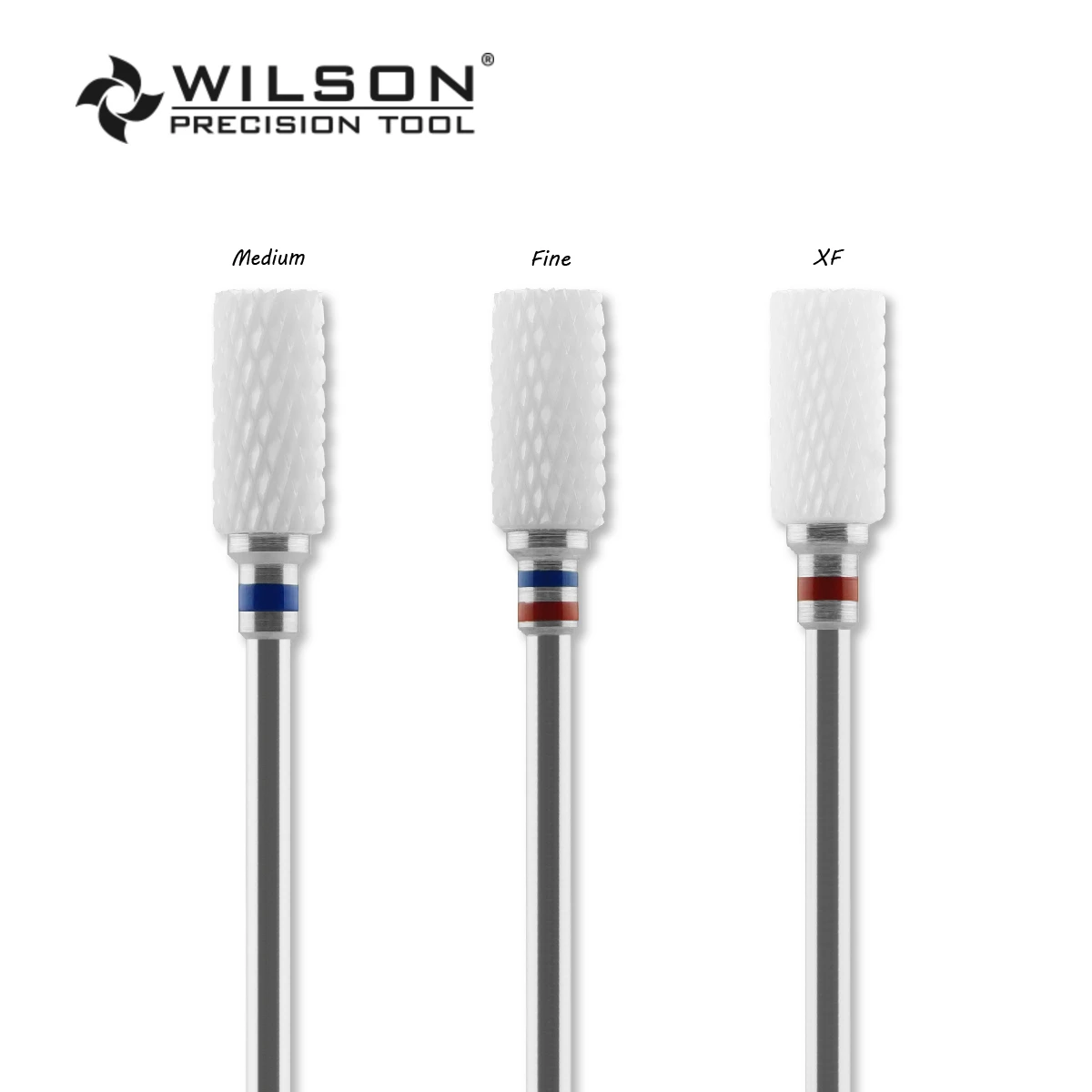 

WilsonDental боры в форме бочонка Наконечник поперечной резки белый твердый Цирконий керамические стоматологические лабораторные боры