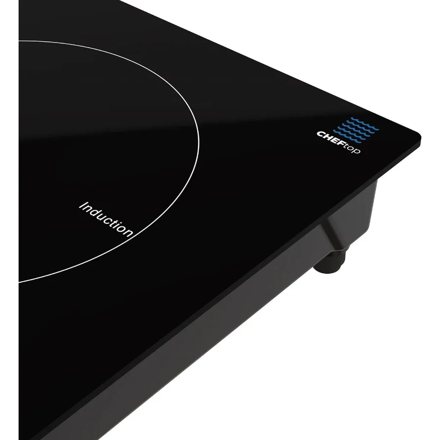 Cheftop Induction Cooktop Portable Induction Burners 120V Digital Ceramic Top with Safety Lock1800 Watt Touch Sensor Control Mu
